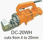 Click here for more about the DC-20WH portable rebar cutter